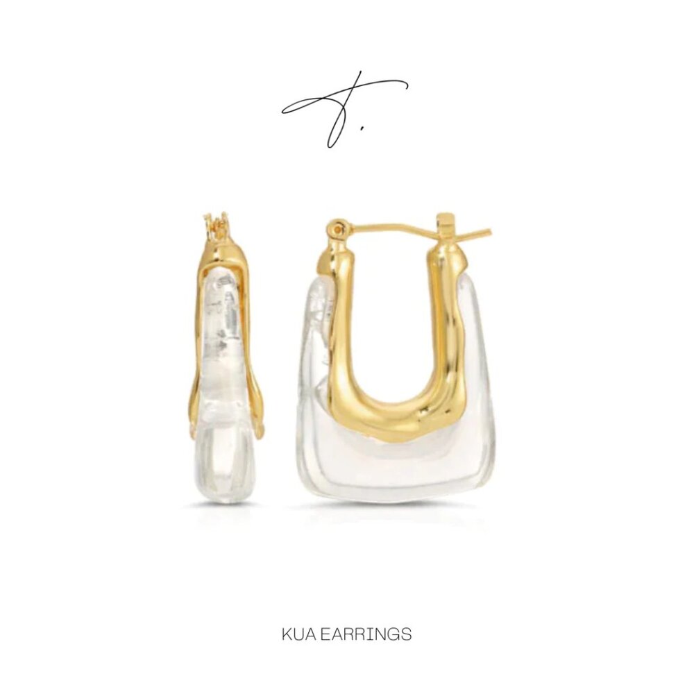 The Kua Earrings (Clear)